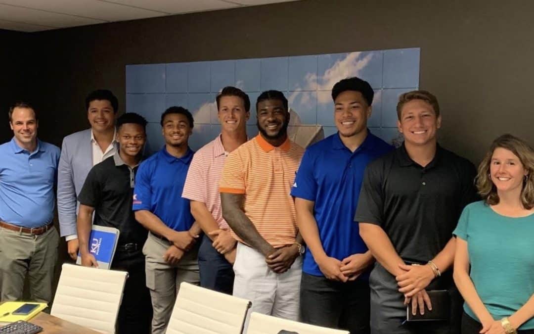 KU Football Players Learn Real Estate from Clemons